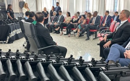 Caratinga e Valadares recebem armas de fogo
