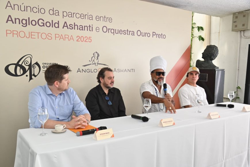 Orquestra Ouro Preto e AngloGold Ashanti anunciam novos projetos culturais para 2025