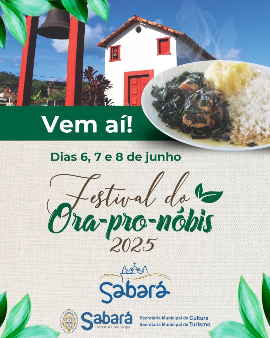 Festival de Ora-Pro-Nóbis celebra tradição e memória afetiva em Sabará com homenagem a Dona Maria do Pompéu