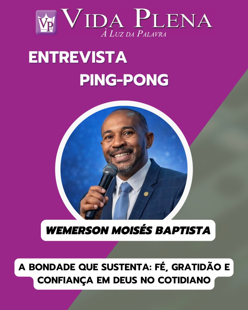 A bondade que sustenta: fé, gratidão e confiança em Deus no cotidiano
