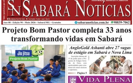 Edição 90 - Maio 2026- Jornal Sabará Notícias