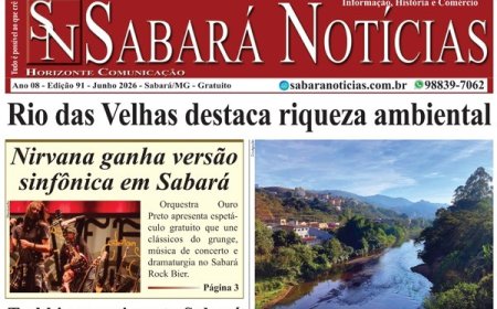 Edição 91 - Junho 2026- Jornal Sabará Notícias