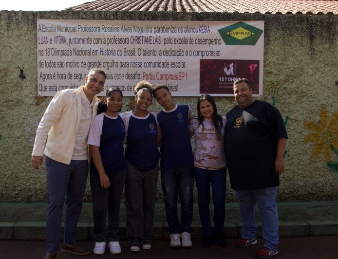 Escola municipal de Sabará conquista vaga na final nacional da Olimpíada de História do Brasil