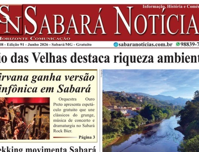 Edição 91 - Junho 2026- Jornal Sabará Notícias